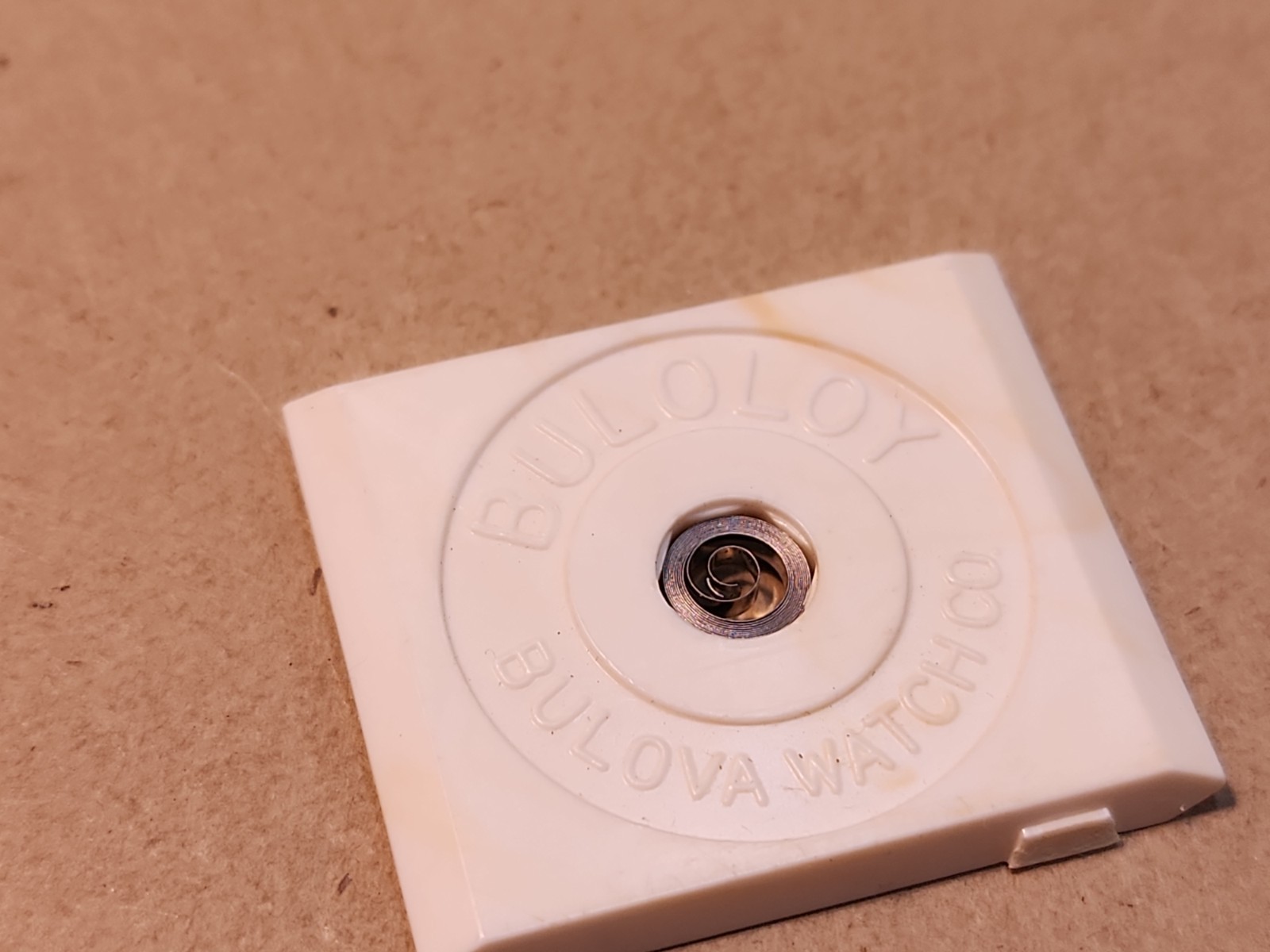 Factory NOS Bulova 5 AZ P/N 53 Buloloy Insertopak Mainspring Parts Spares