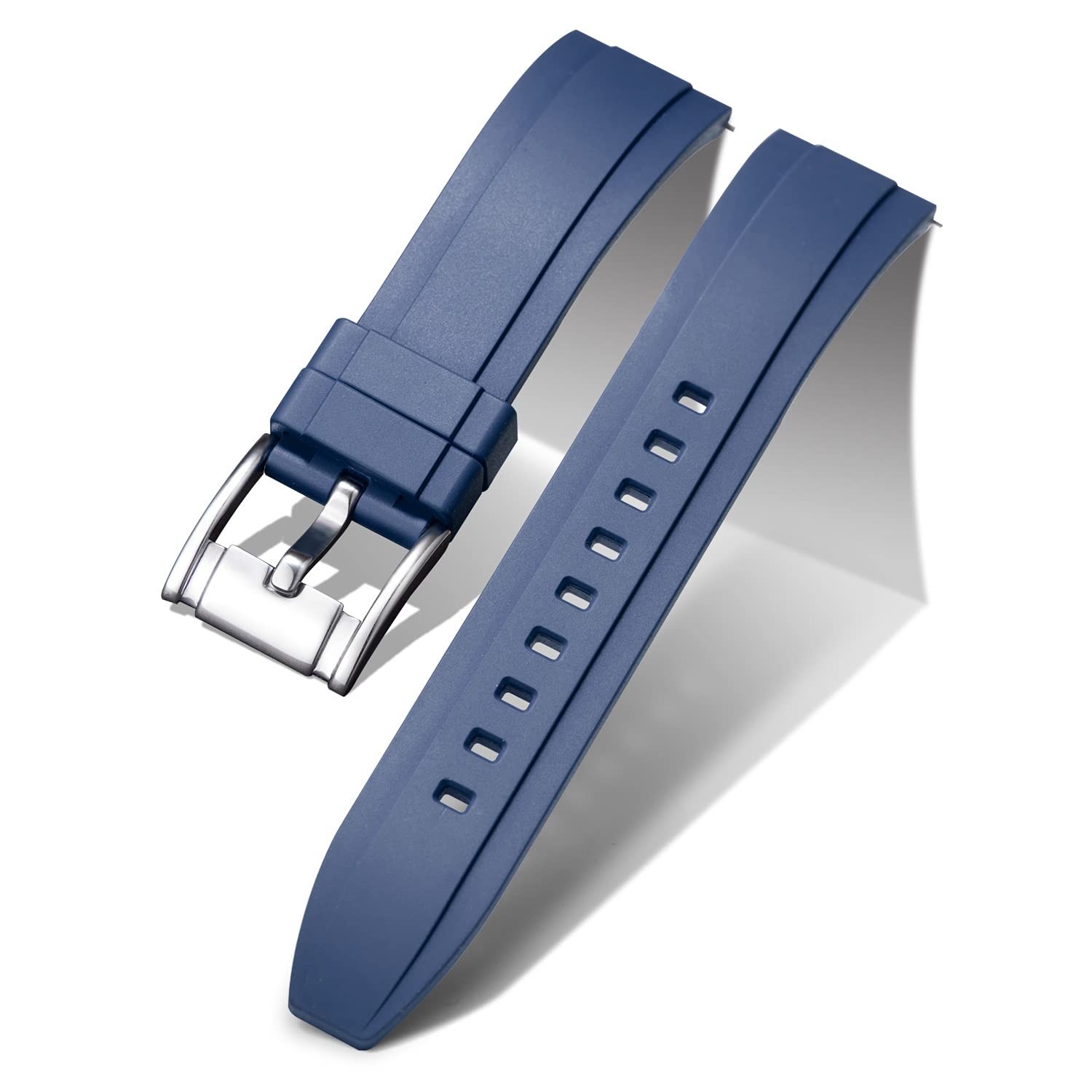 BINLUN Quick Release Silicone Watch Bands Replacement Rubber Watch Straps 18m…