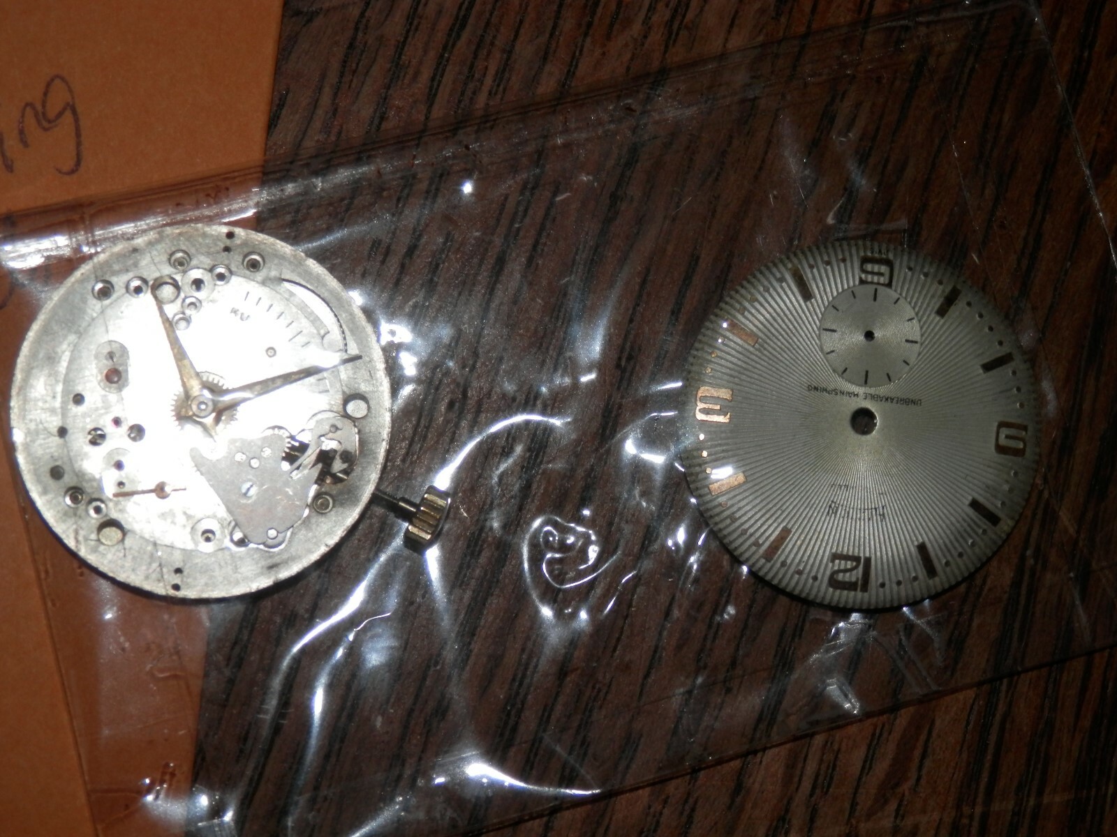 Hilton Watch Co 17 Jewels Watch Movement, Vintage Watchmaker Estate Sale