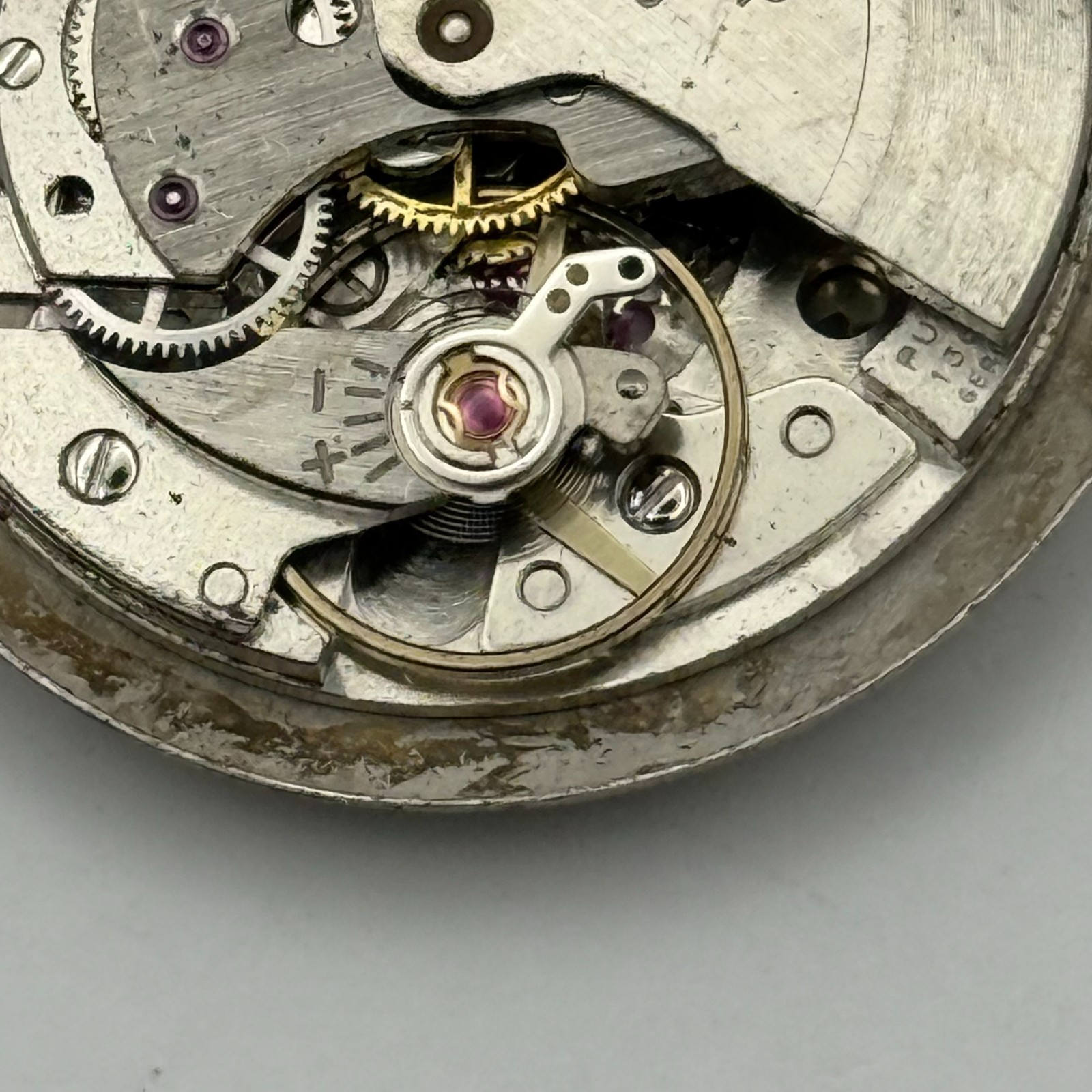 PUW 1361 Watch Movement Countess 25 Jewels Incabloc German Automatic Parts 30mm
