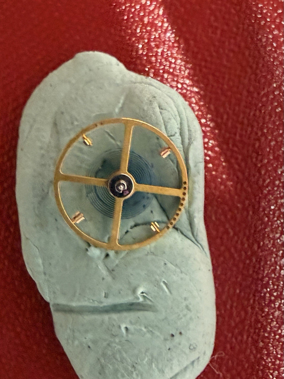 Balance wheel Blu for Rolex (cod. 4130-432) — Good Used Condition.