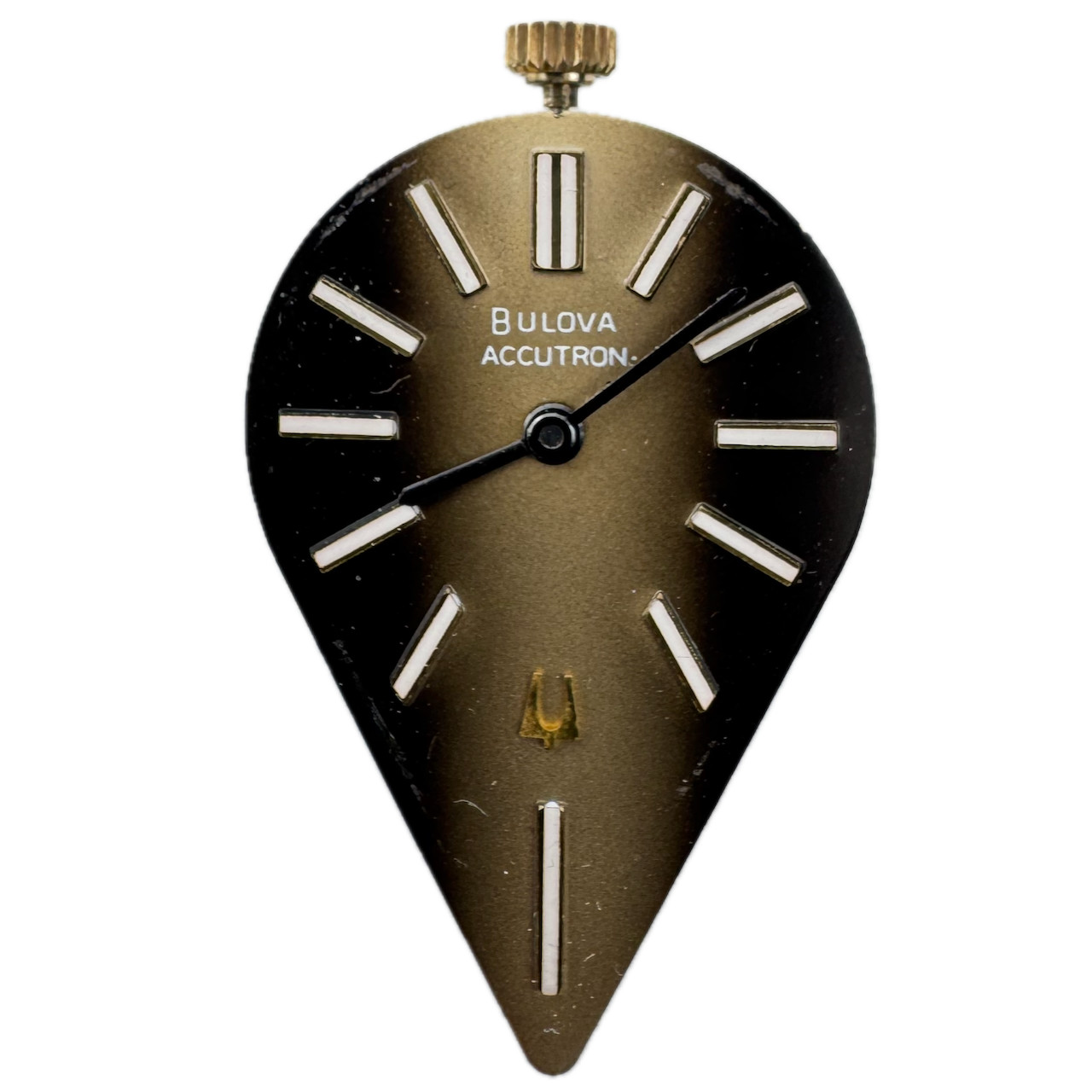 Vintage 17mm Bulova Accutron Teardrop Dial Tuning Fork Wristwatch Movement 221 0