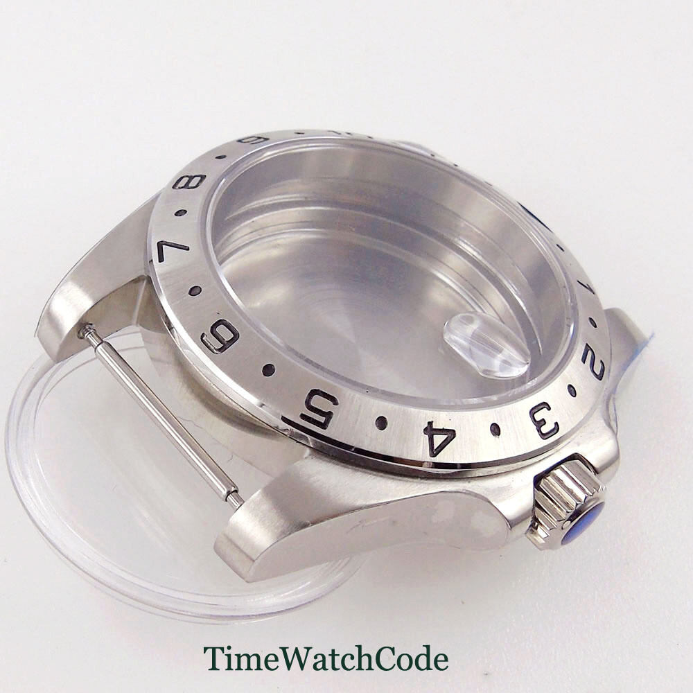 39mm Sapphire Glass Watch Case Fits NH35 PT5000 ETA2824 Miyota8215 821A DG2813