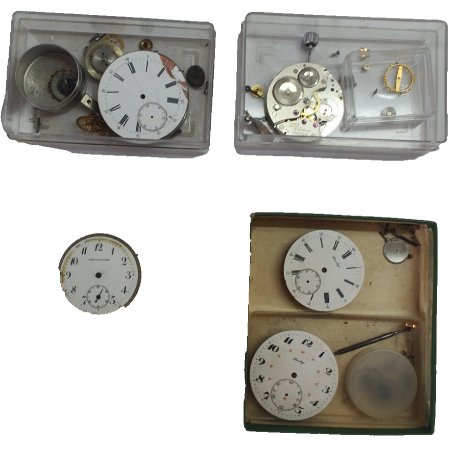 Lot of 5+ Vintage Pocket Union Horlogere Seiko 17J, Privilege Restorare watch