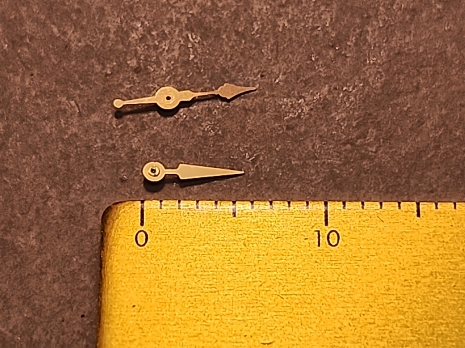 2 Original Elgin Factory NOS Gold Small Second Hands-12s & 12s-16s