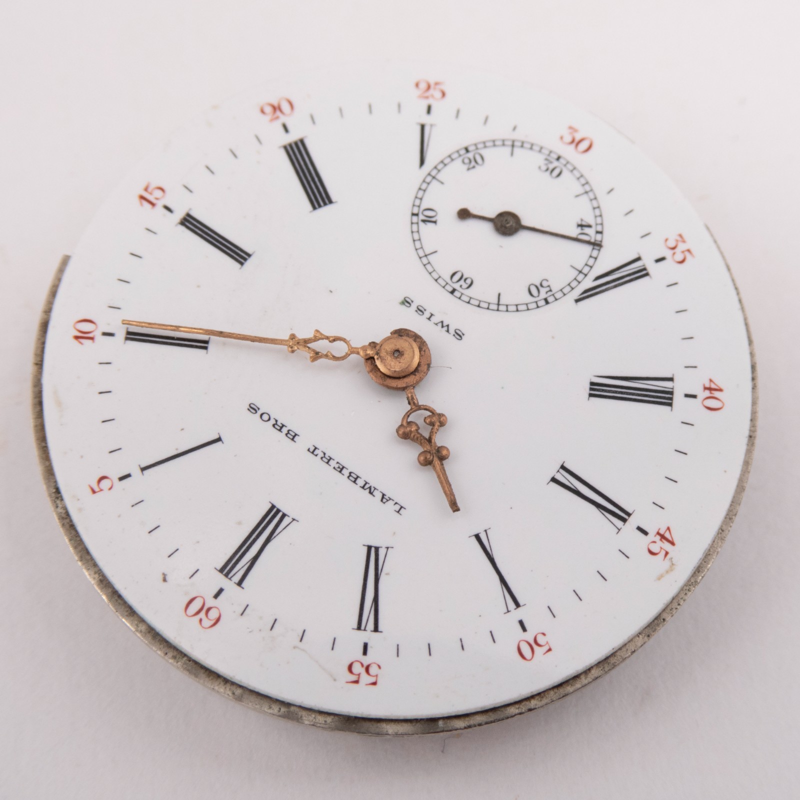 Longines for Lambert Bros 29.6 x 7.2 mm Antique Pocket Watch Movement