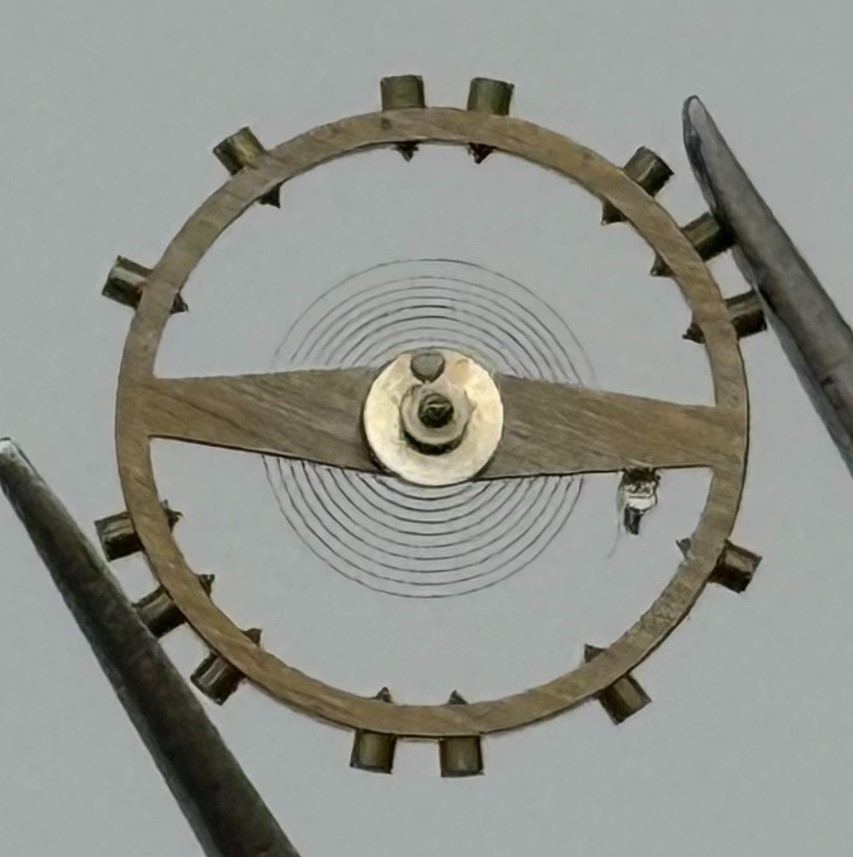 AS 984 Balance Wheel Complete And Spring 10½’’’ 160 Watch Movement Parts NOS