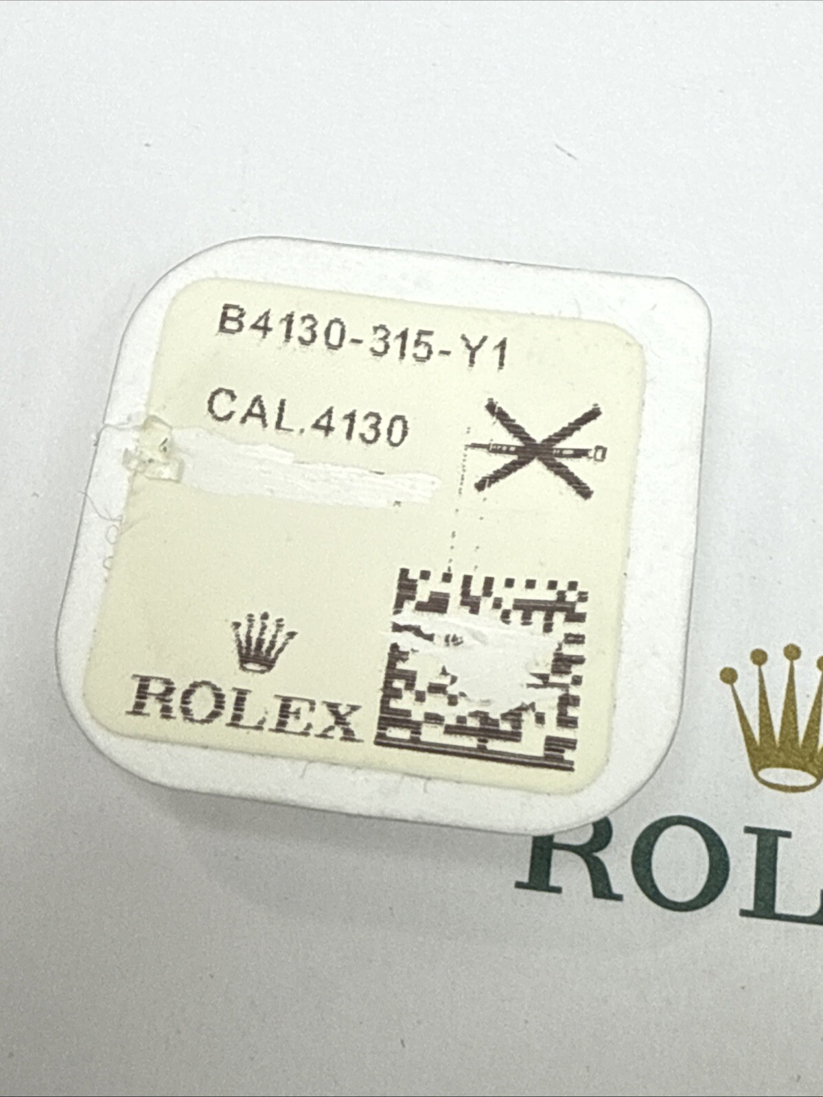GENUINE Authentic Rolex 4130 315 Barrel, Main Spring And Arbor Complete Sealed