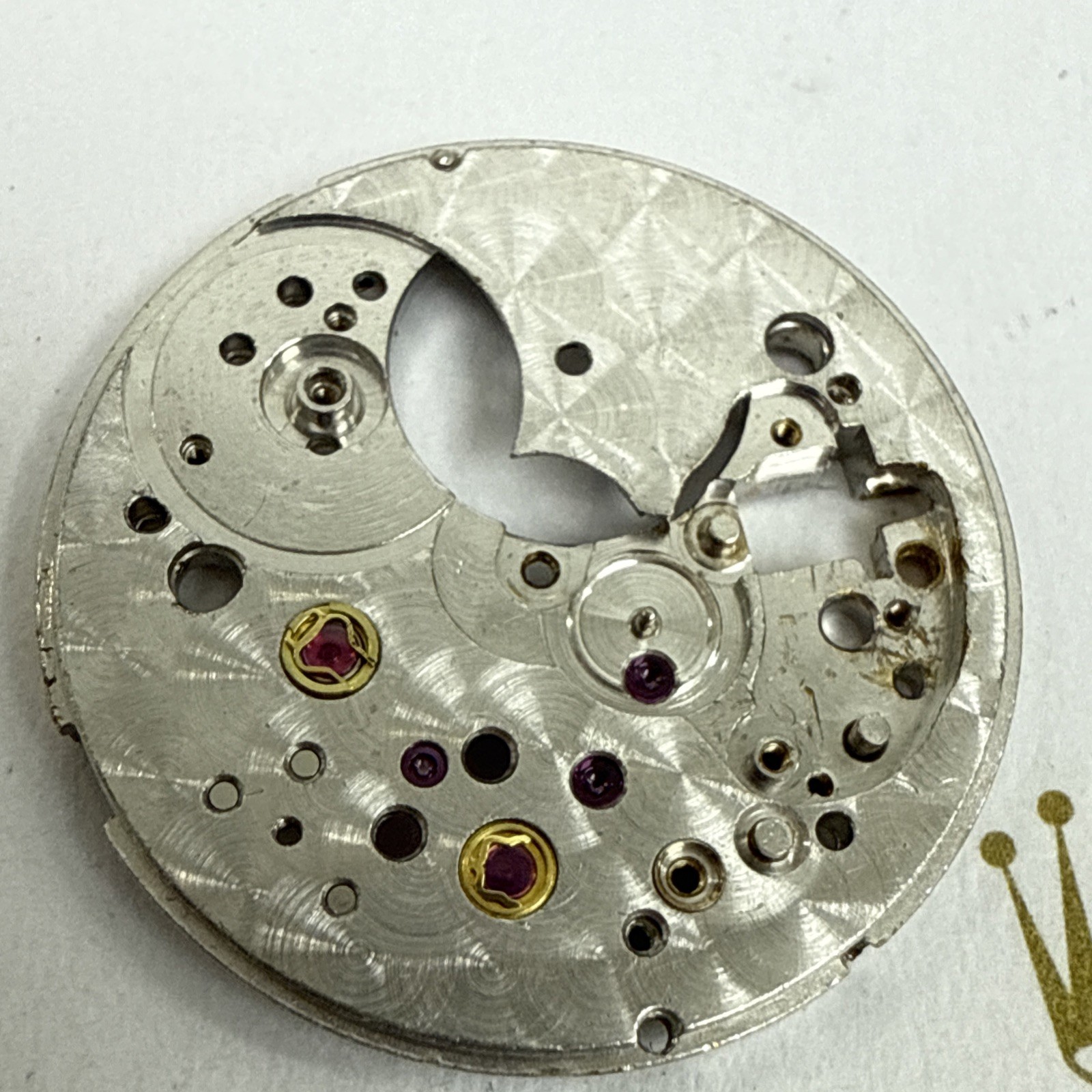 GENUINE Rolex 1130 6667 Main Plate Complete Perfect Condition