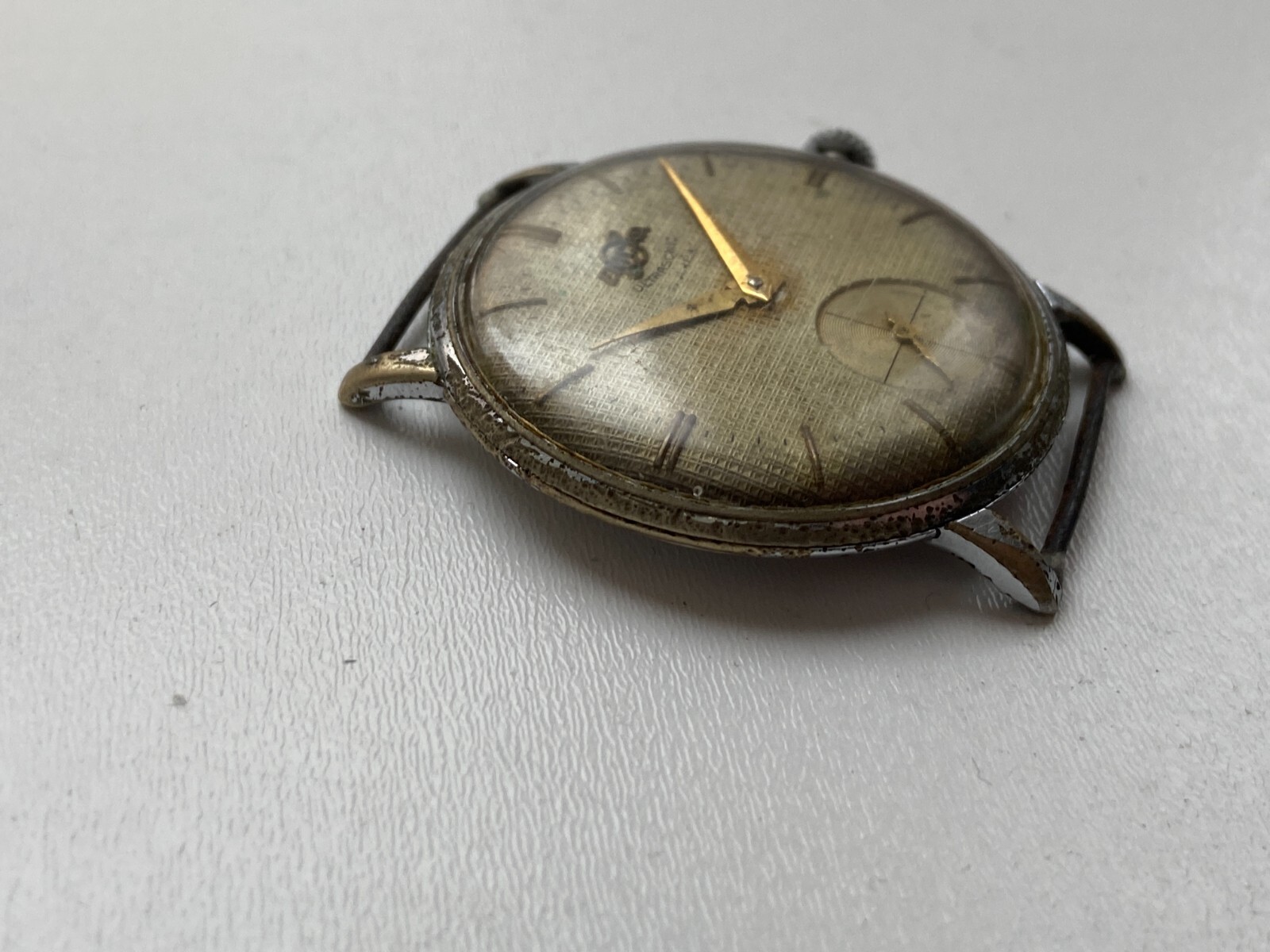 VINTAGE MEN WATCH ENICAR ULTRASONIC SWISS MADE FOR PARTS 17 JEWELS CAL 1292