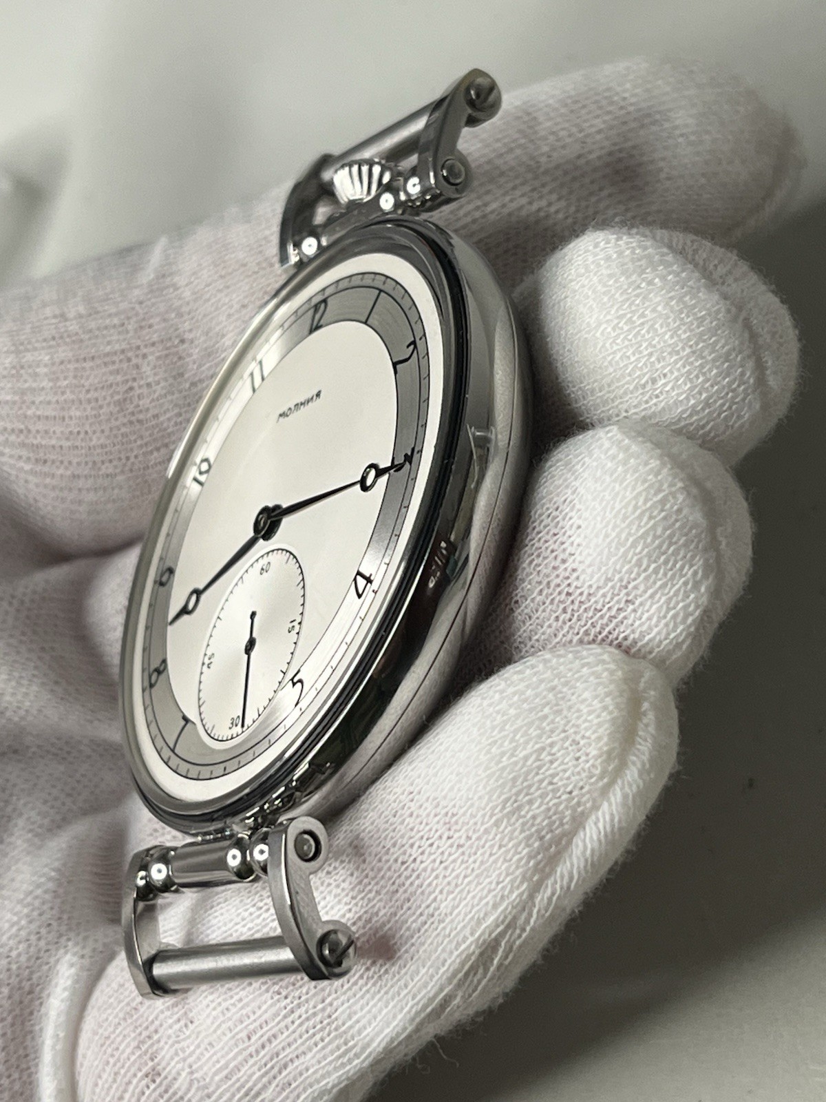 Molnija Marriage Watch Parts Set – Case Dial Hands – No Movement – Aftermarket