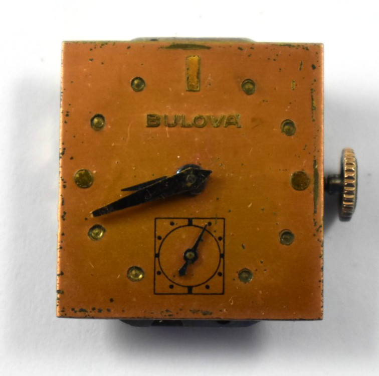 Vintage Bulova Manual Wind 17J 8AH Wrist Watch Movement lot.qb