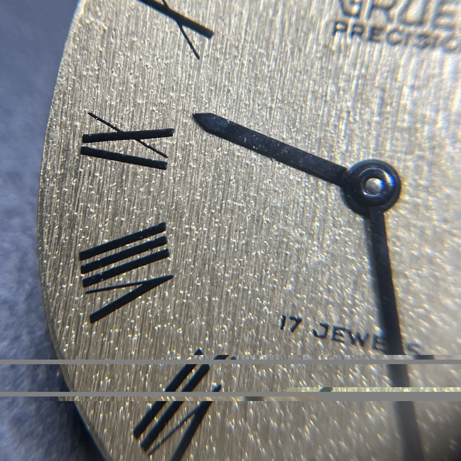 Gruen Cal. 455R Movement With Dial And Hands (00)