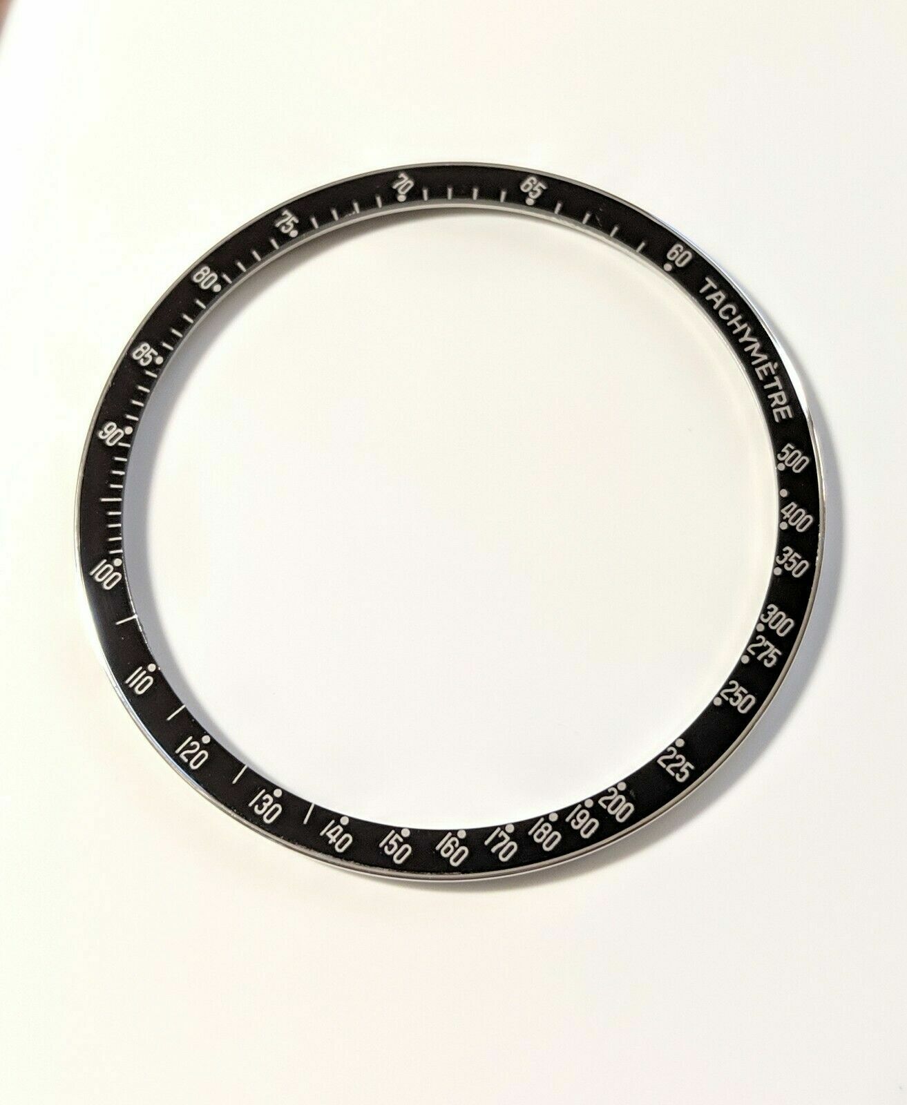 Aftermarket DON “Dot Over Ninety” Tachymeter Bezel for Omega Speedmaster
