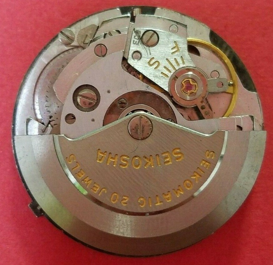 rare vintage Seikomatic diashock 20 jewels old movement junk historical gear