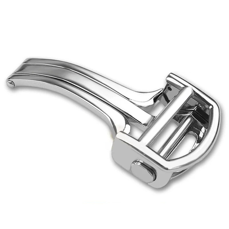 Deployment Clasp Pin buckle for Cartier Tank Ballon Steel 14,16,18mm Folding