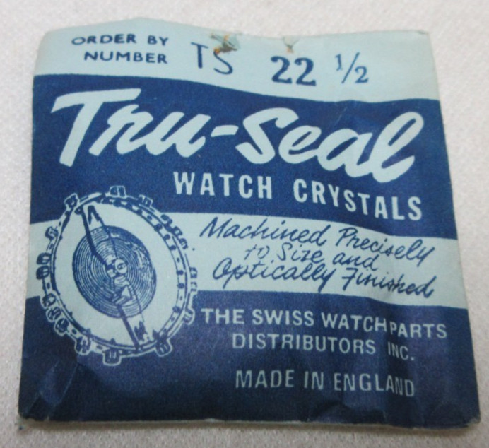 TRU-SEAL WATCH CRYSTAL TS 22 1/2 WATCHMAKER REPLACEMENT PART #243
