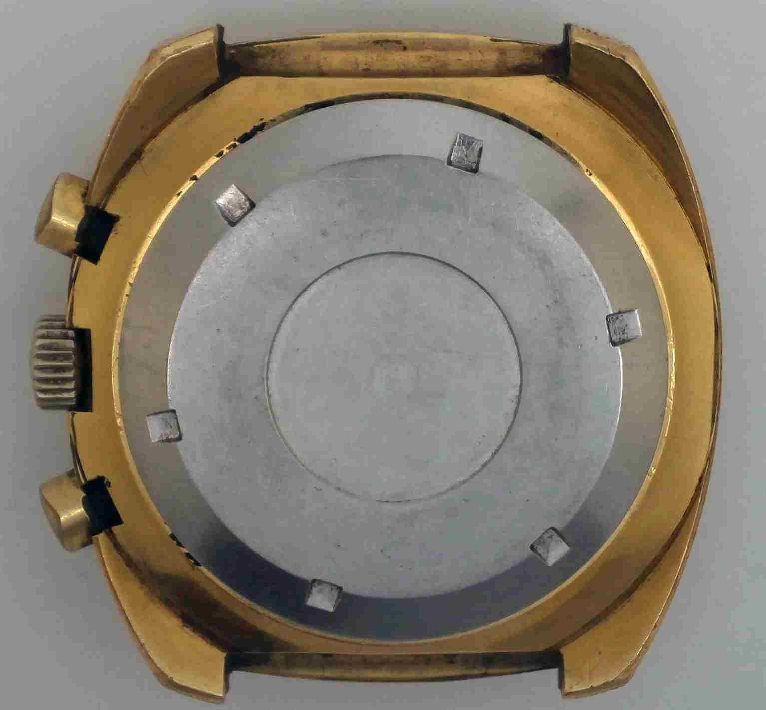 VTG PHILIP MORRIS Gold Plated Chrono. Ref: 9805. Cal: Lemania-1341. Service