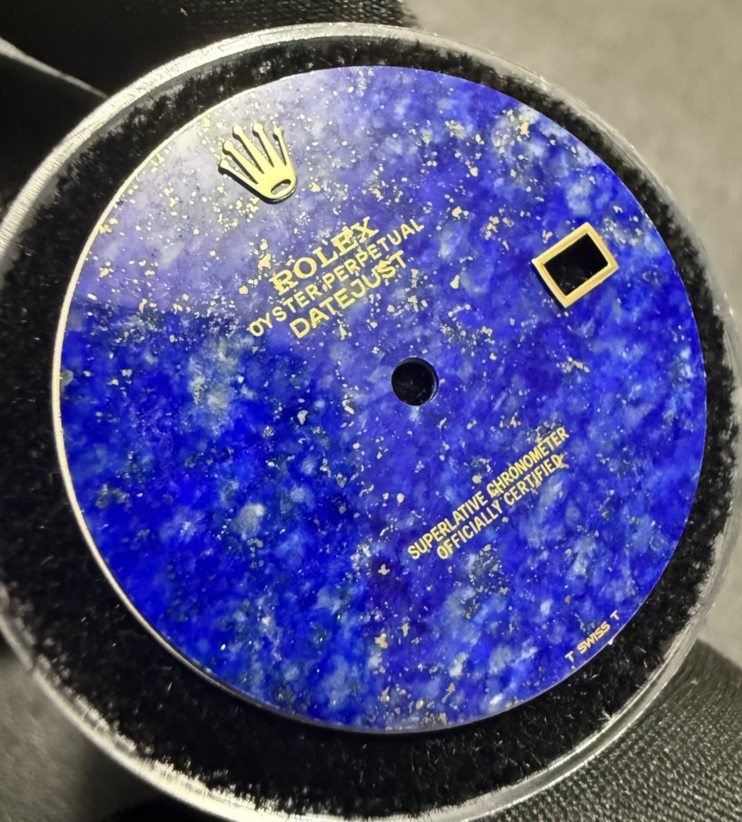 Rolex DateJust 36 Custom Lapis Lazuli Stone Dial For Ref. 16233 16013 116233
