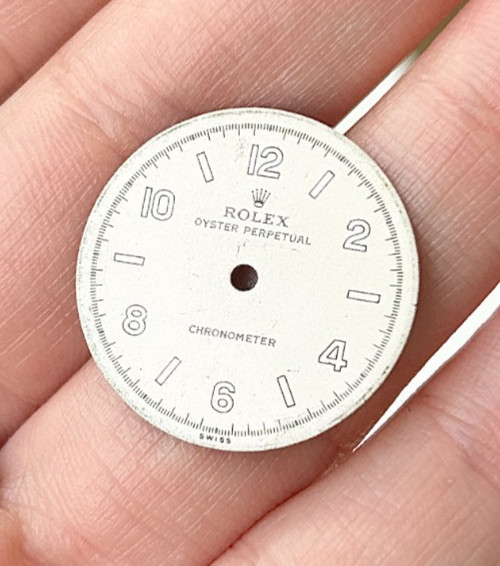 A Vintage Rolex Oyster Perpetual “Bubble Back” Wristwatch Dial. 1940’s.