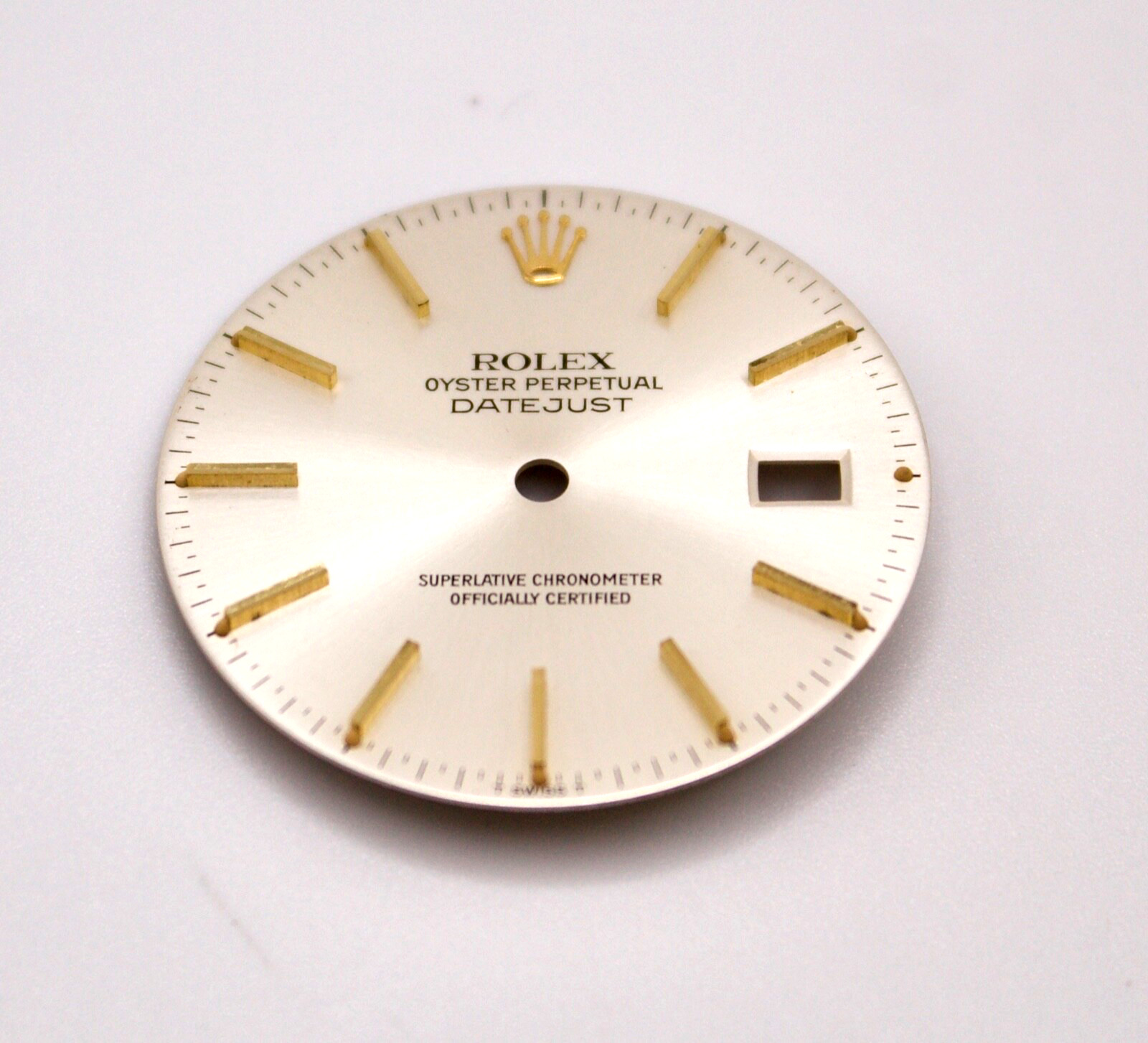ORIGINAL Rolex Dial 36mm Datejust Silver TT YG w Date 16013/16233/16263/16203