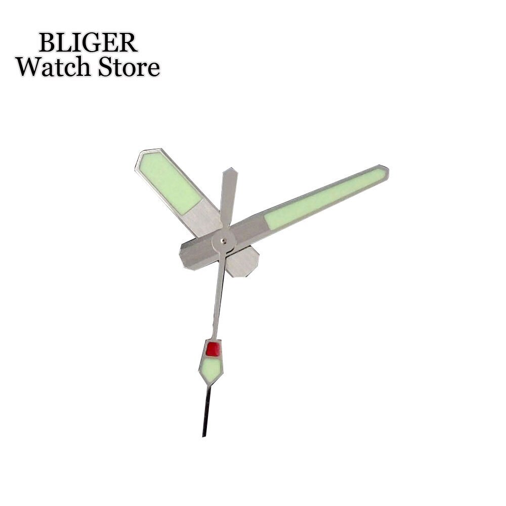 29mm Fit NH35 NH35A Watch Dial Black White Men Watch Lume Parts Accessories Set