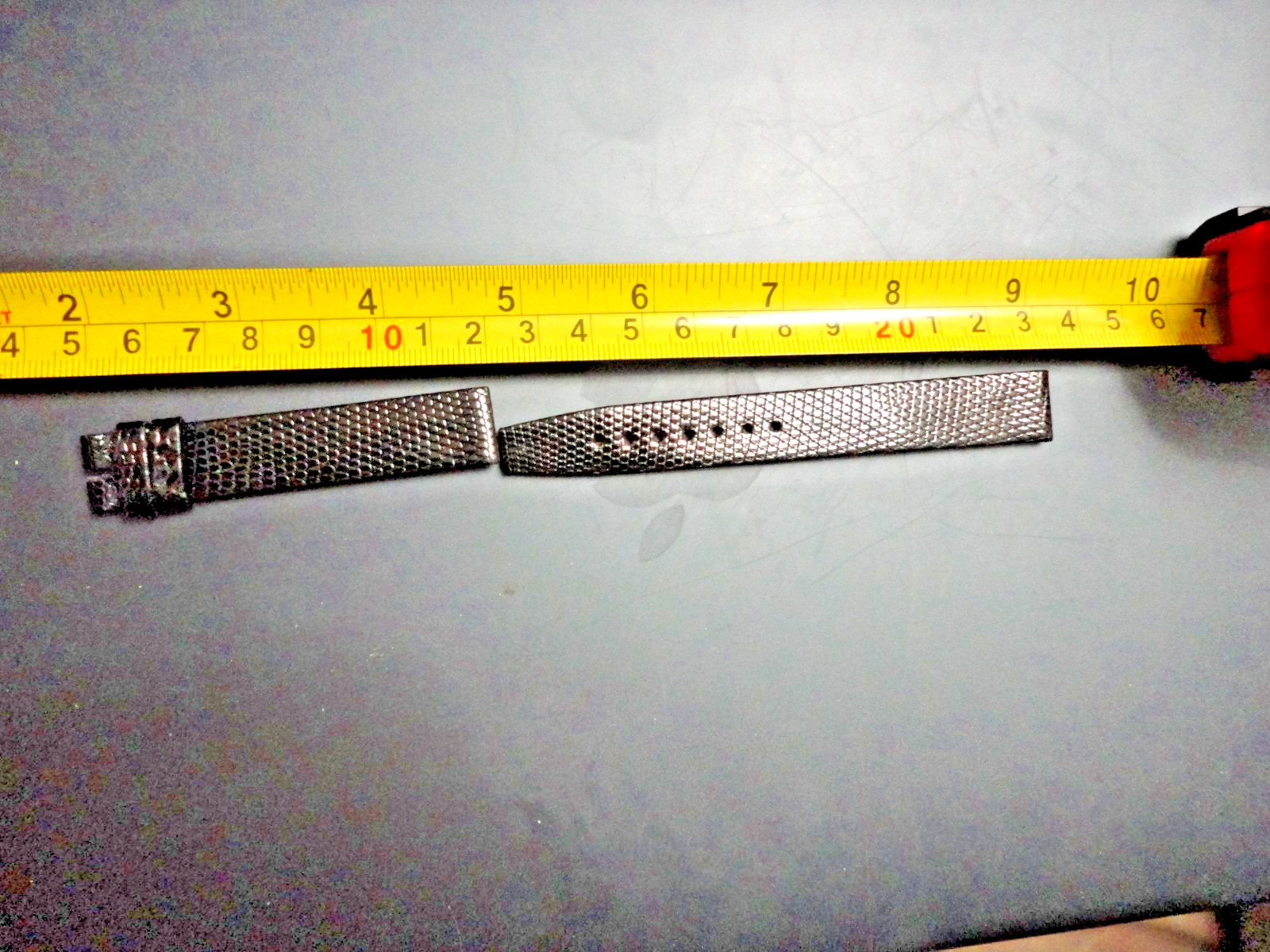 New TIFFANY & Co Watch Strap Black size 15R, Lizard