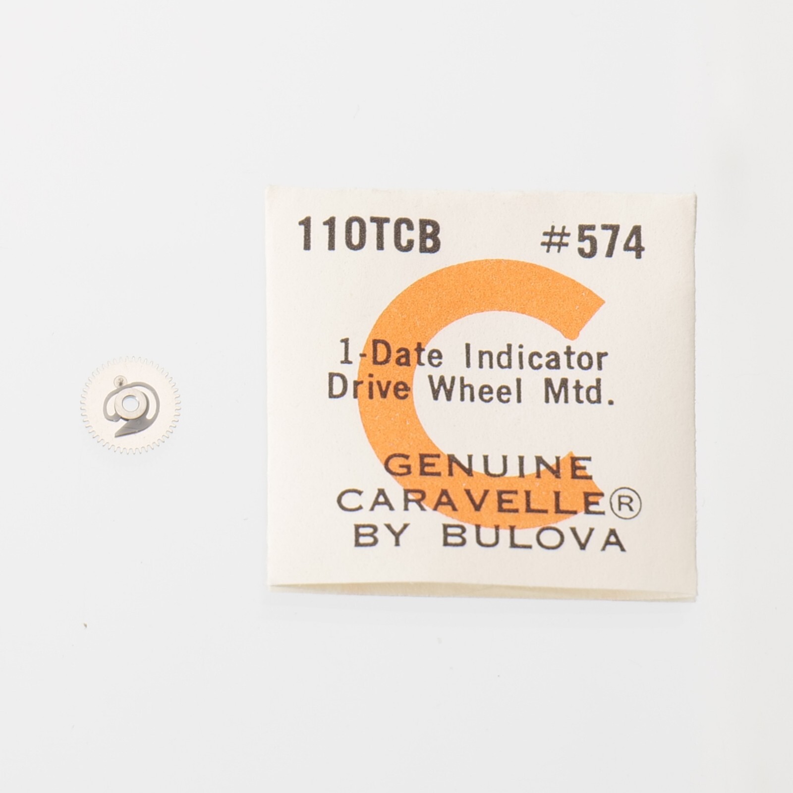 Caravelle Watch 110TCB Part (1) Date Indicator Driving Wheel NOS #574 (C4D11)