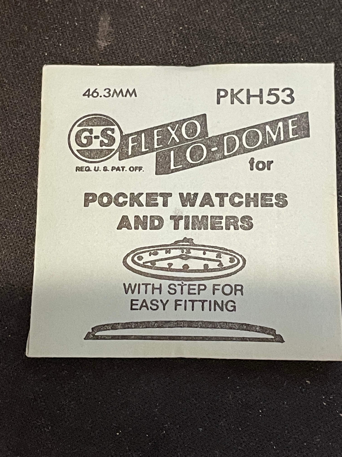 GS PKH53 Pocket Watch Crystal 46.3mm – New