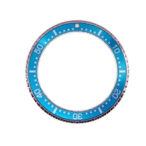 41.6MM Vostok Stainless Steel Bezel with Aluminum Insert and 12-Hr Mark Lume Dot