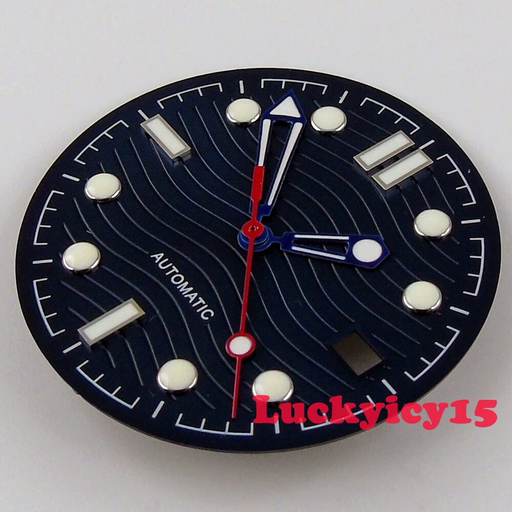 31mm watch dial fit for Miyota 8215 DG2813 NH35A Automatic movement dial+hands