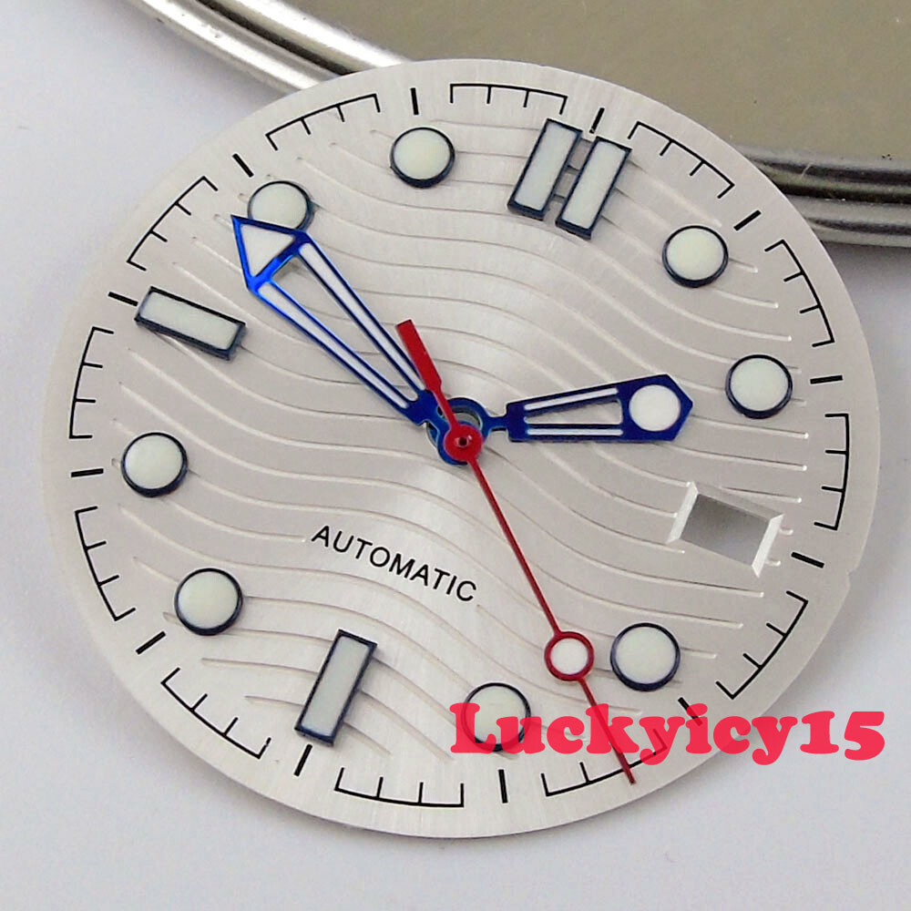 31mm watch dial fit for Miyota 8215 DG2813 NH35A Automatic movement dial+hands