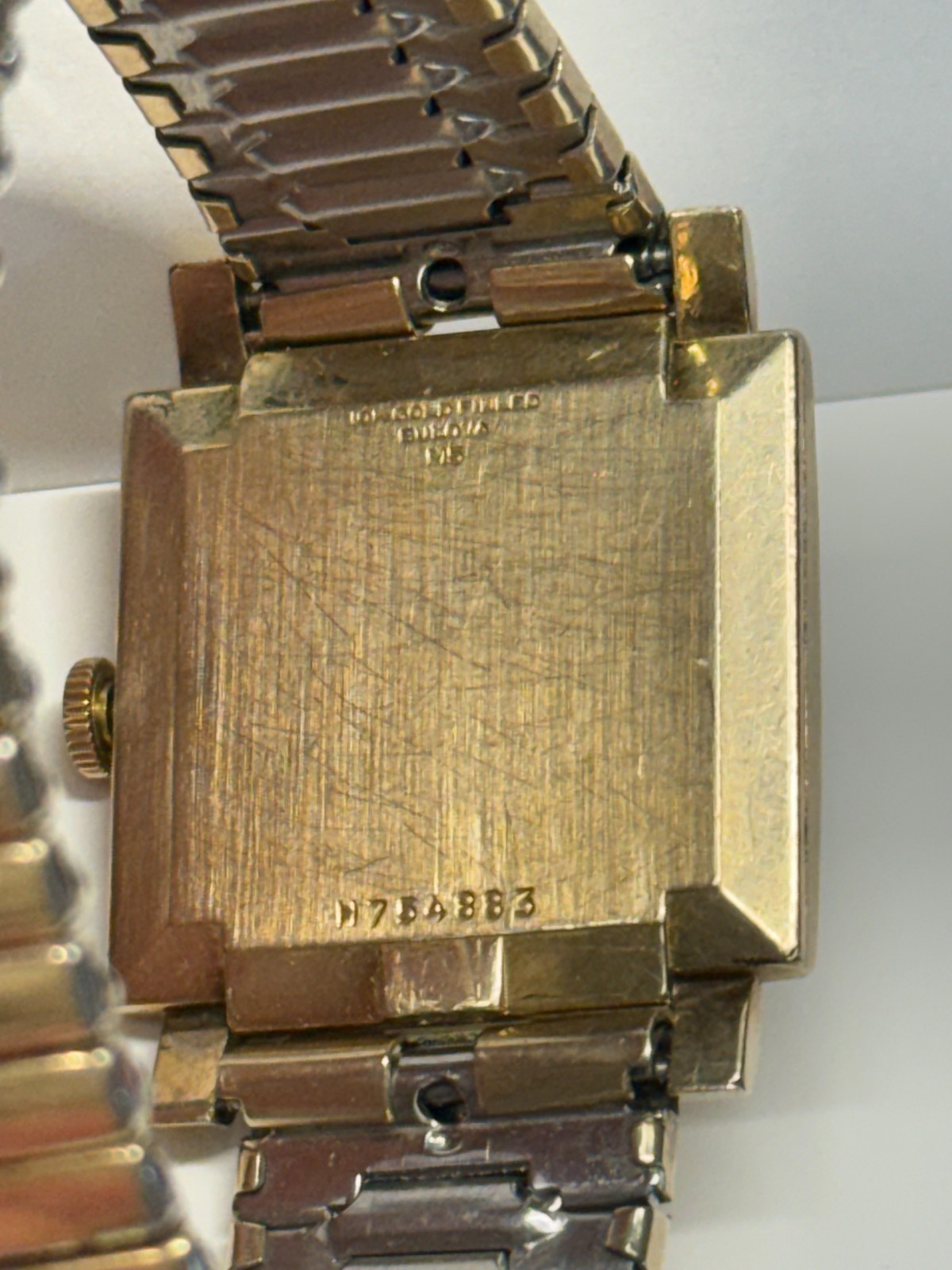 Bulova 21 Jewel Diamond Dial 10BZC Movement GF Case Watch