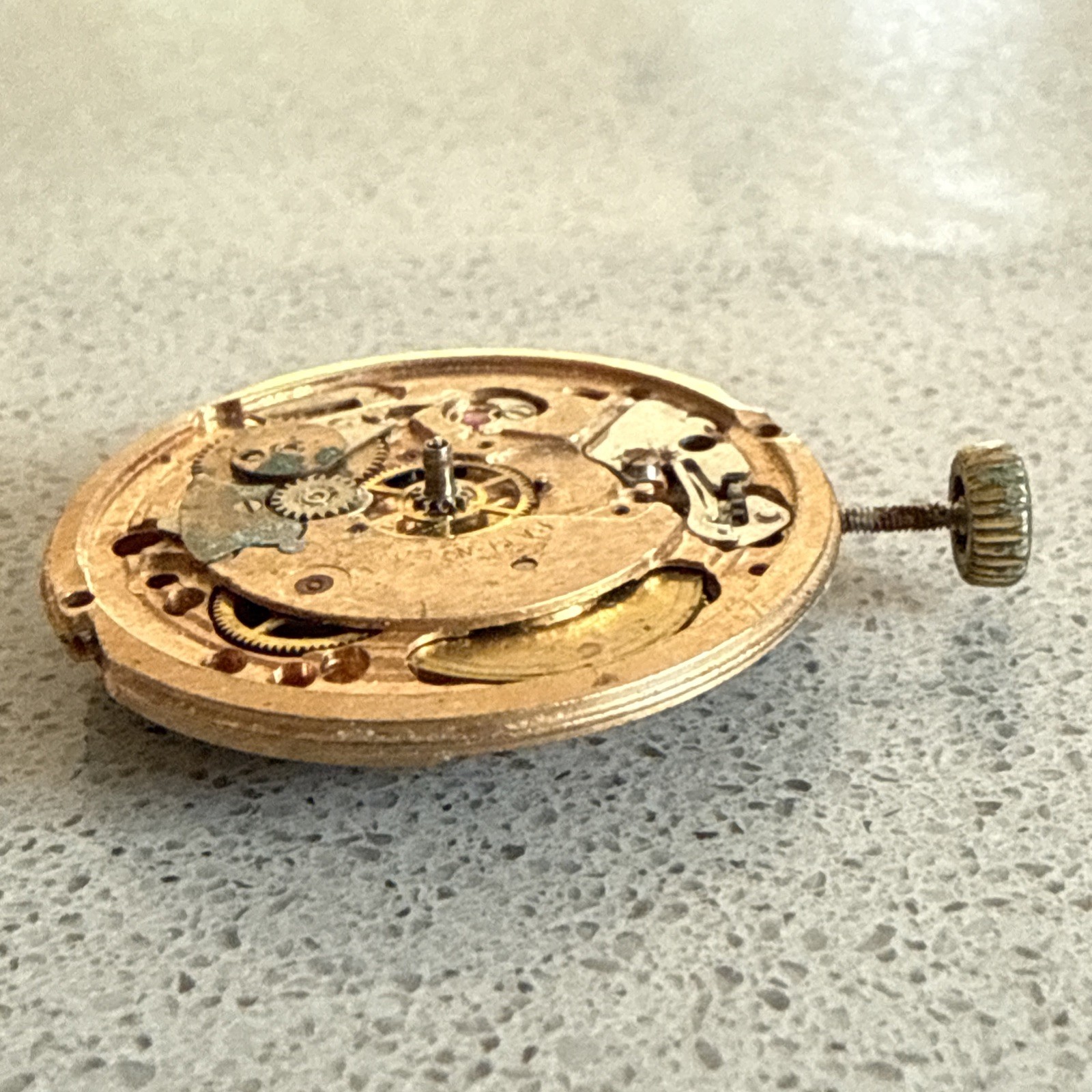 Vintage Swiss 25 Jewel Automatic Watch Movement 26mm Spares Repair