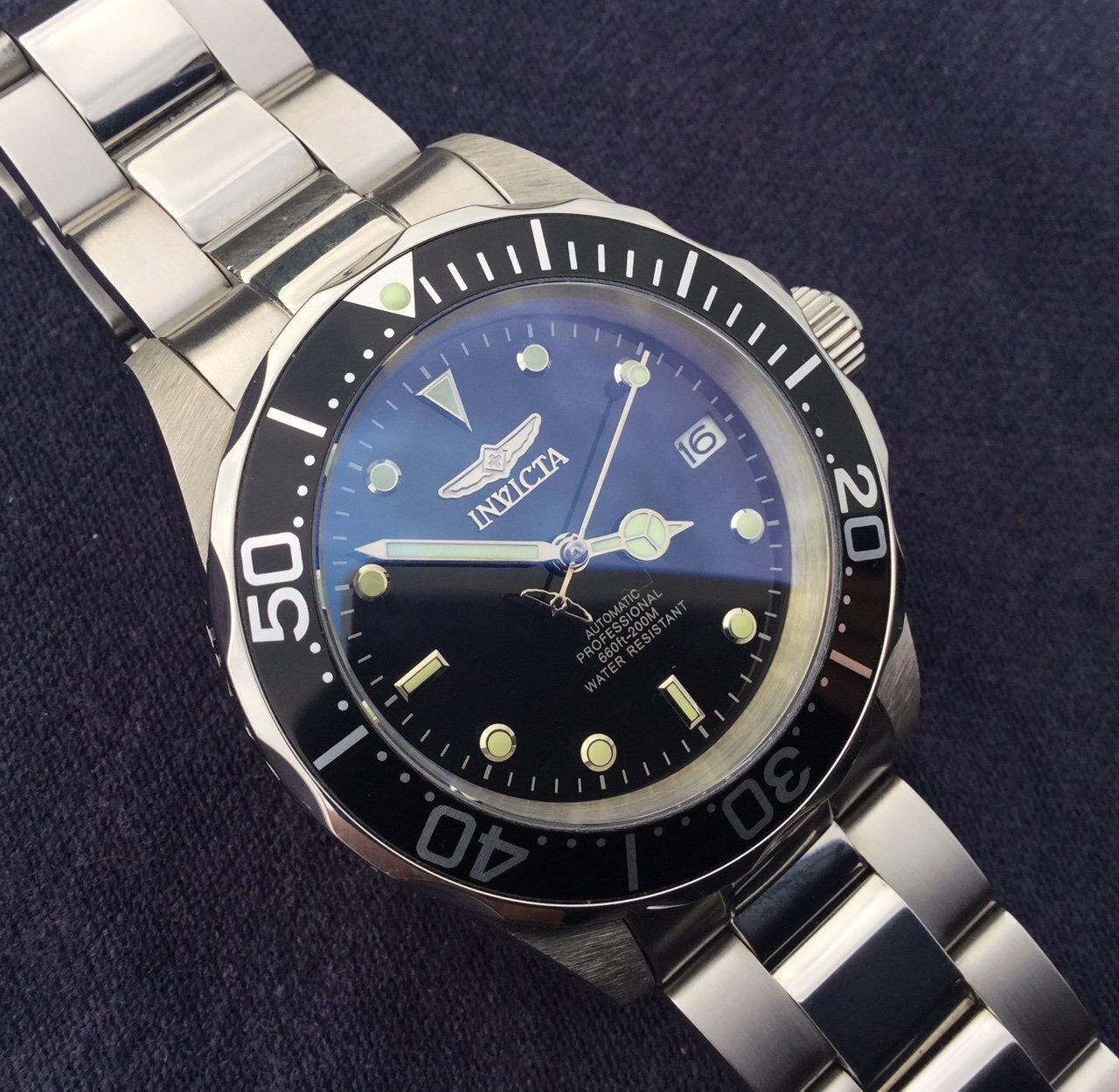 Watch Crystal Only for Invicta Professional 200M 8926 Double Dome Sapphire Cryst