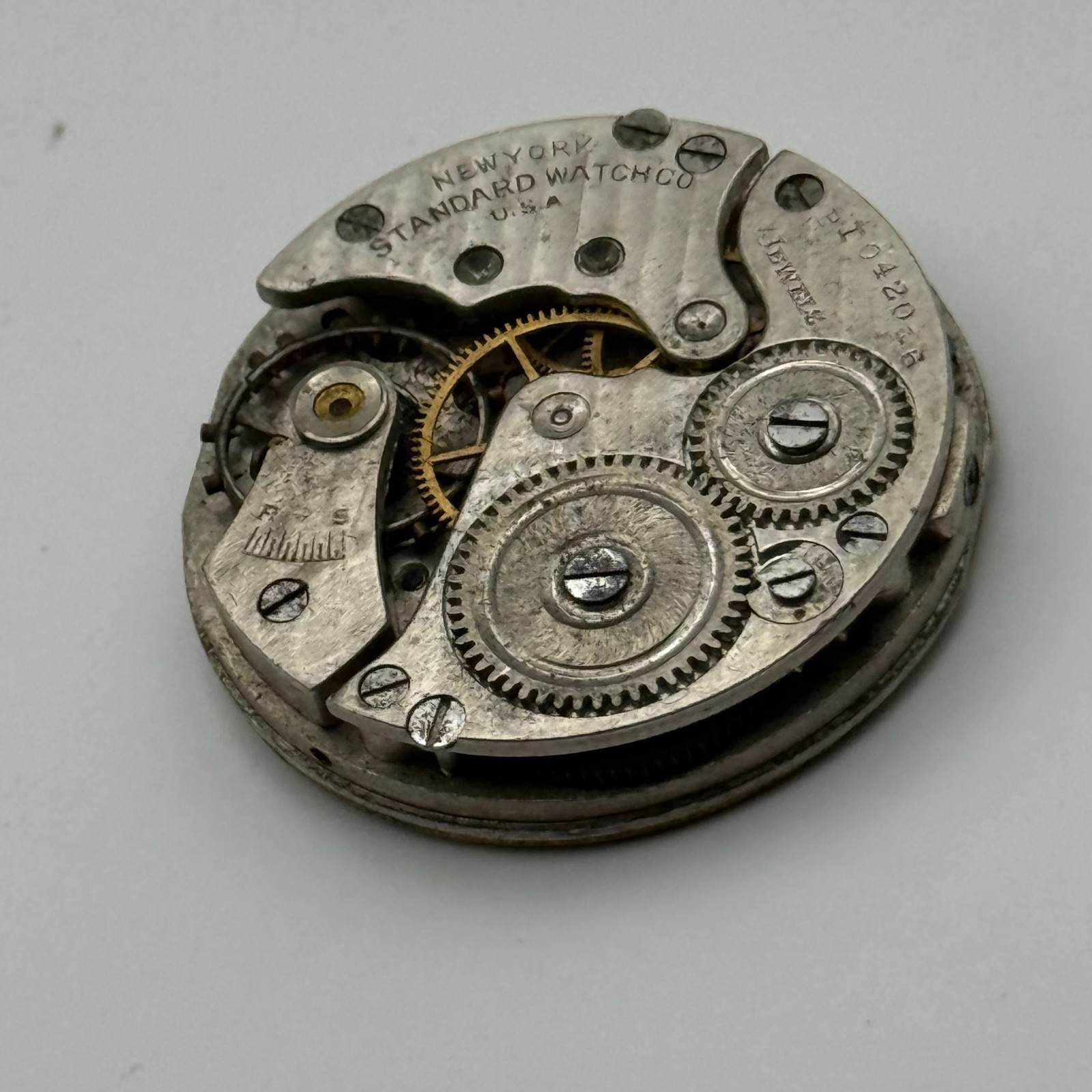 New York Standard Grade 306 Watch Movement Model BI American Antique 0s Parts