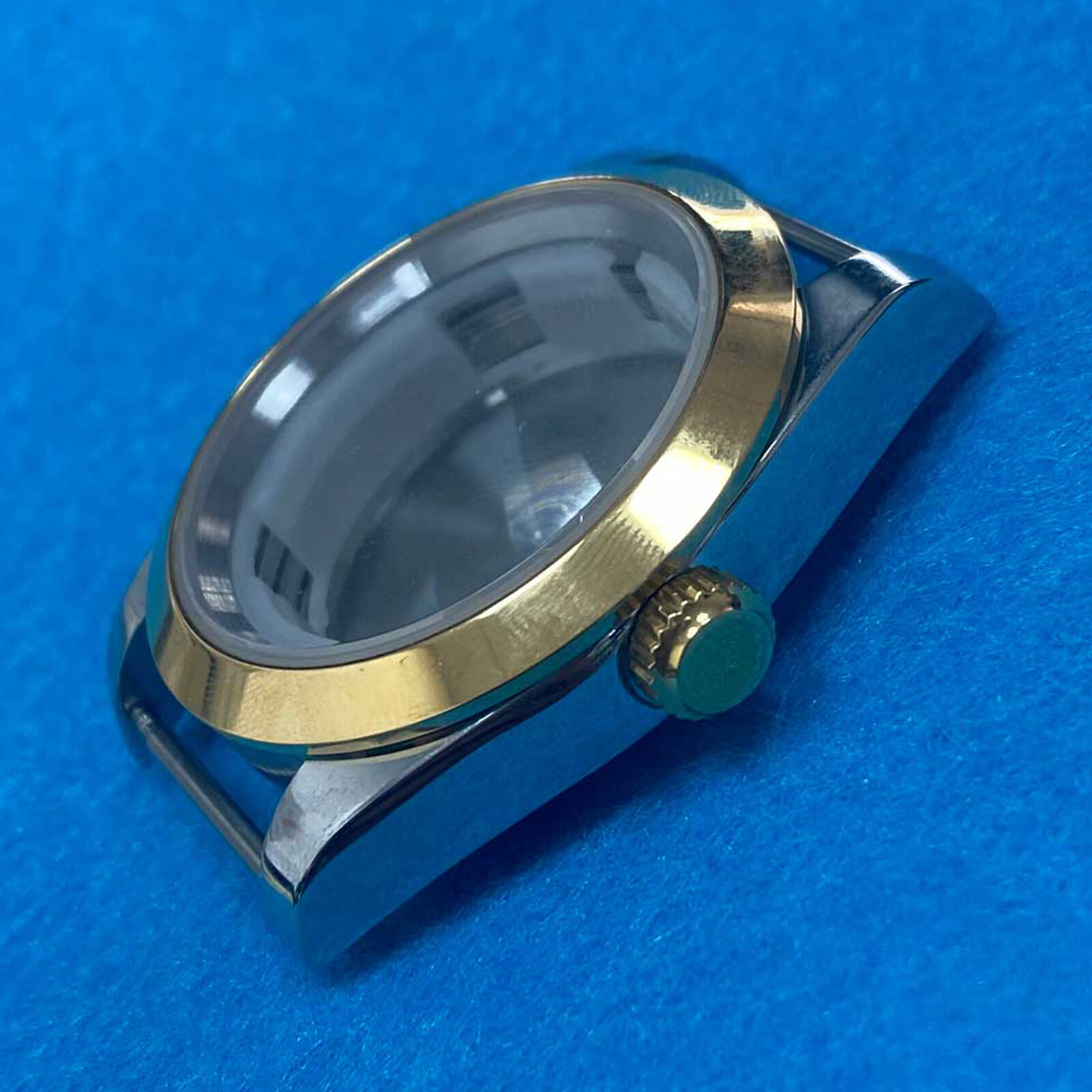 39MM Steel Watch Case Sapphire Glass for8215/8200/821A Mingzhu2813/3804 Movement