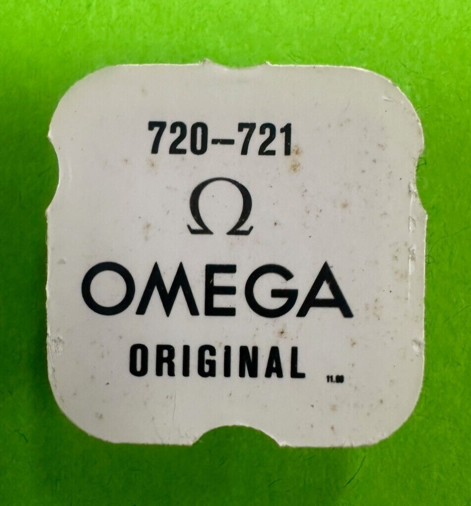 Omega 720 Part 721 Balance Wheel Complete Genuine New Swiss