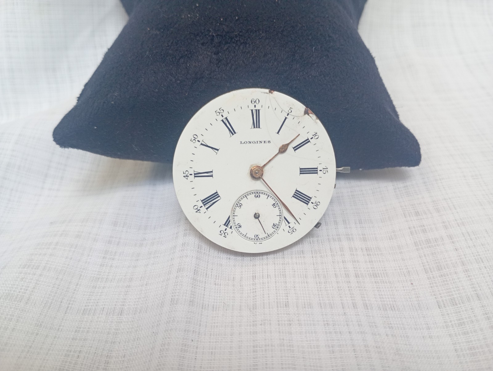 ANTIQUE LONGINES CAL. 18.50 POCKET WATCH MOVEMENT FOR REPAIR / PARTS