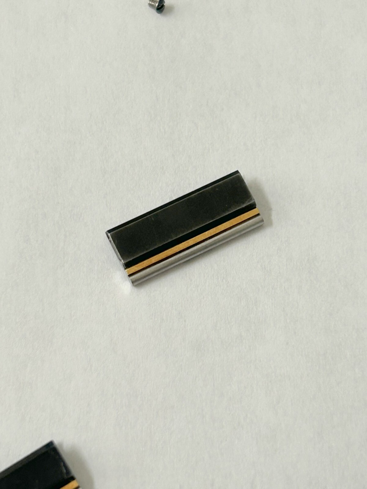Concord Mariner SG 2tone 14k gold and black watch parts 18mm extra links