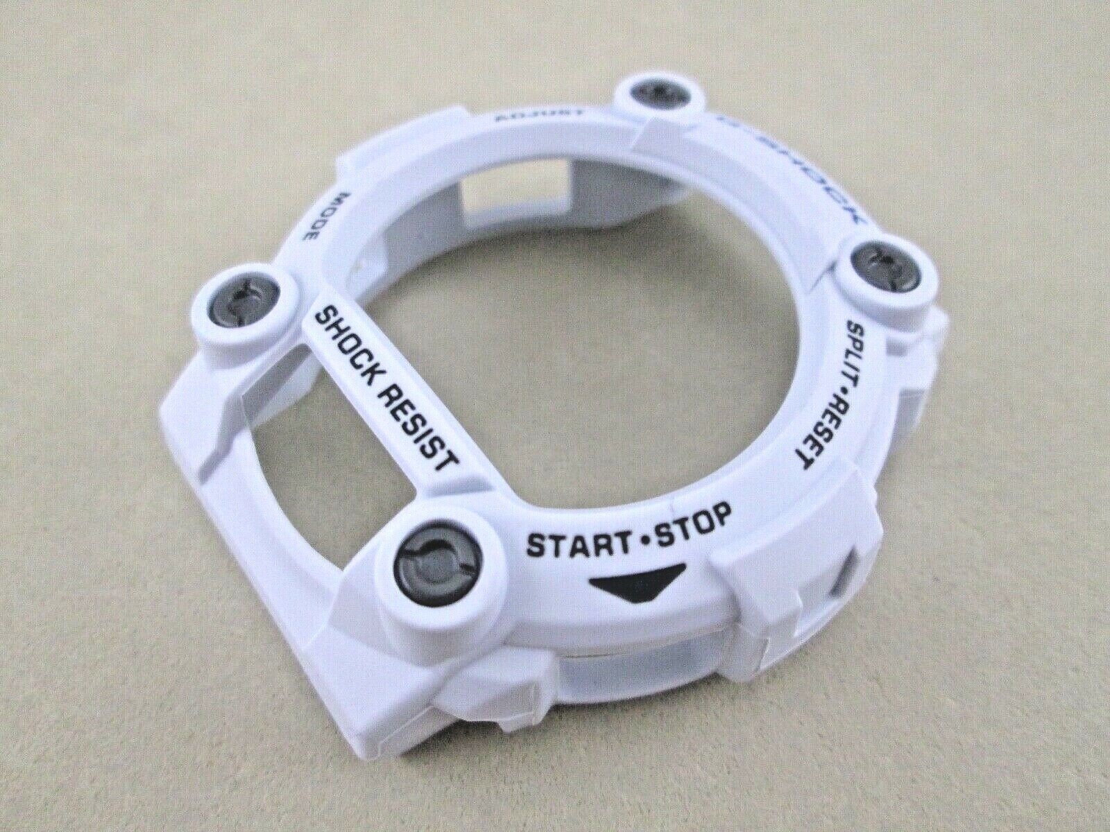 Casio G-Shock G-7900A white resin watch bezel & 4 grey plastic decorative screws