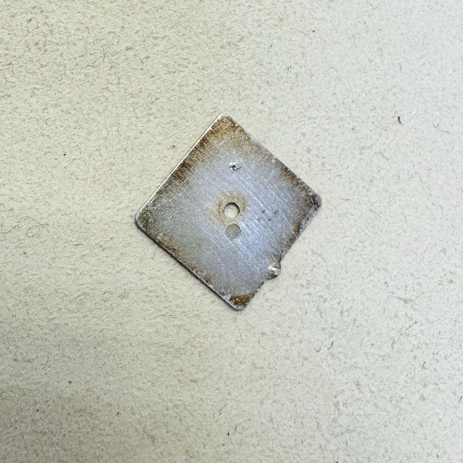Cartier Panthere Small Square White Dial Part for Repair 13.5×13.3mm