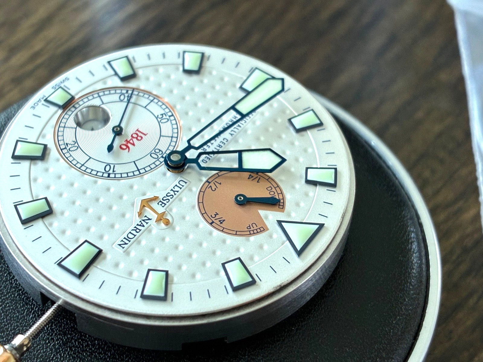 Ulysse Nardin Maxi Marine Chronometer UN-26 Automatic Watch Movement – Rose Gold