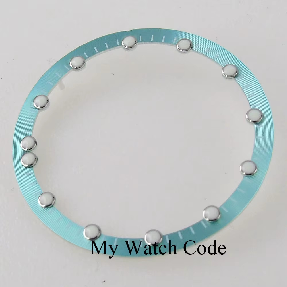 28.5Mm*24.5Mm Watch Dial Circle Plate for NH70 NH72 Skeleton Movement Hollow Dia