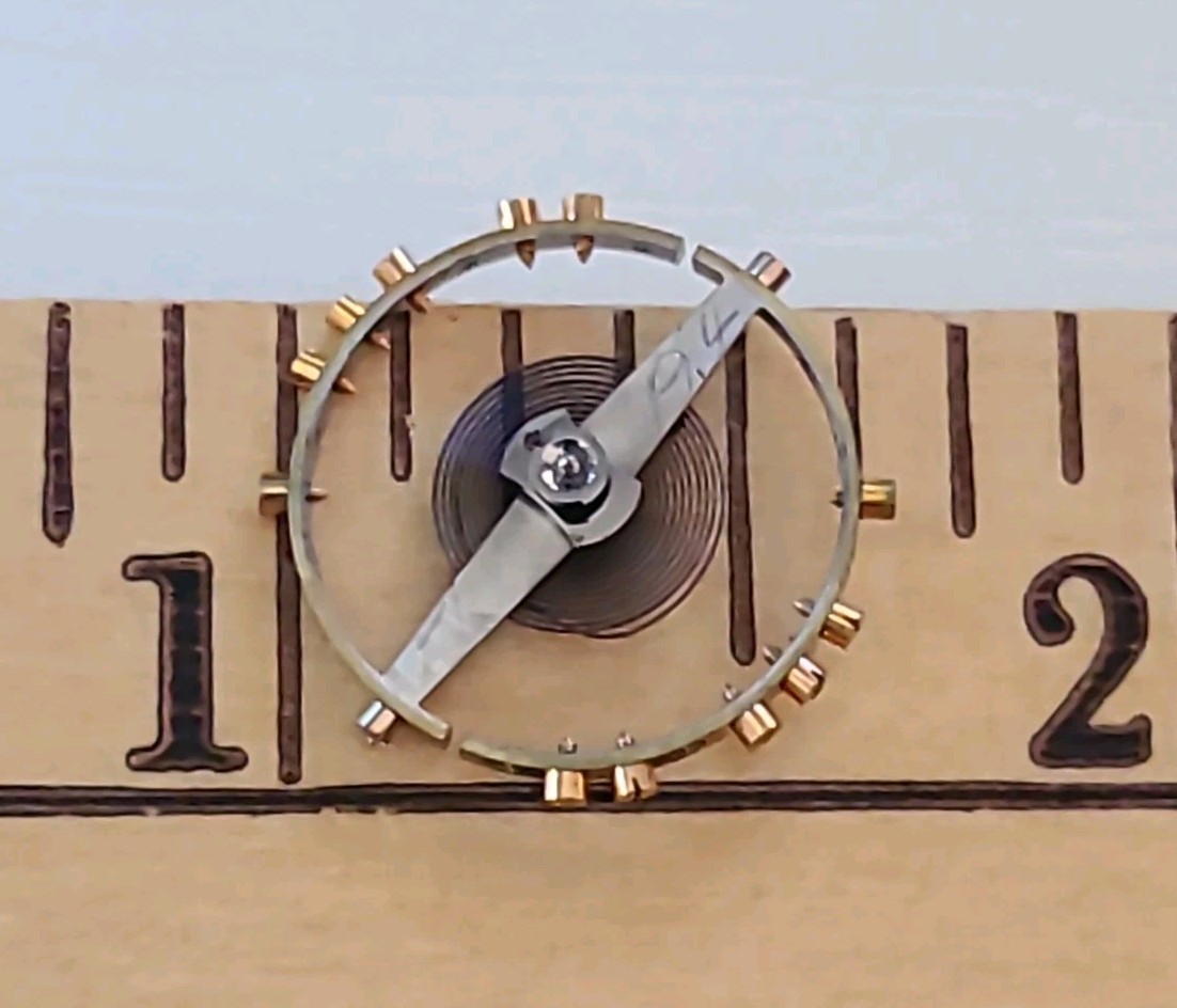 Bulova Watch Movement Balance Wheel Assembly