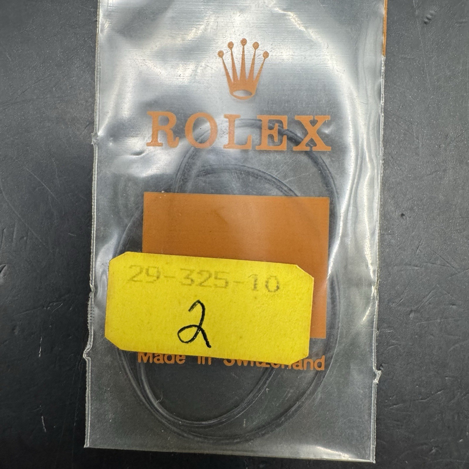 (1) Genuine Rolex Case Back Rubber Gasket 29-325-10 NOS 1675 GMT-Master Sport Mo