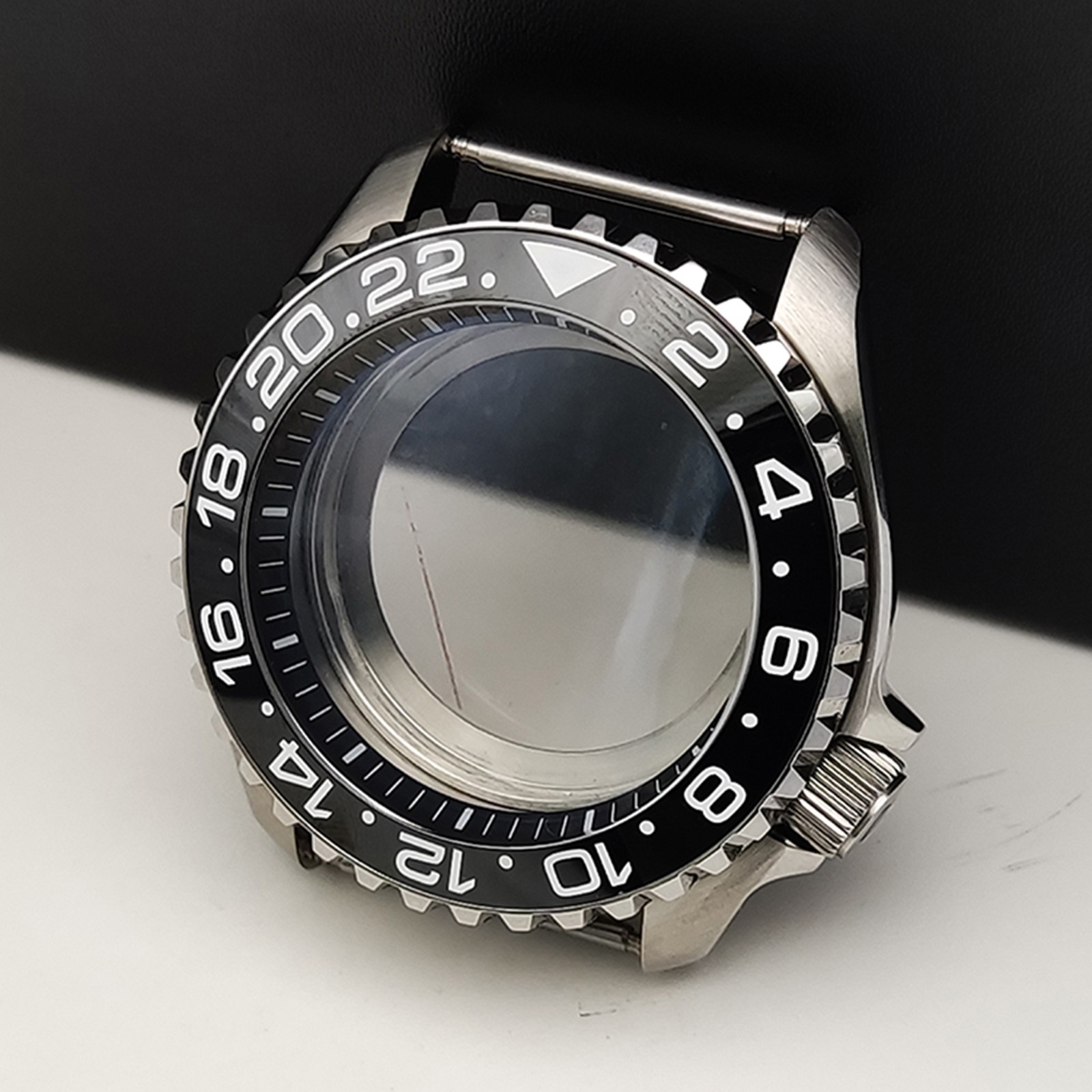 42mm Steel Watch Case Sapphire Glass Modifications for NH35/36/4R/7S Movement