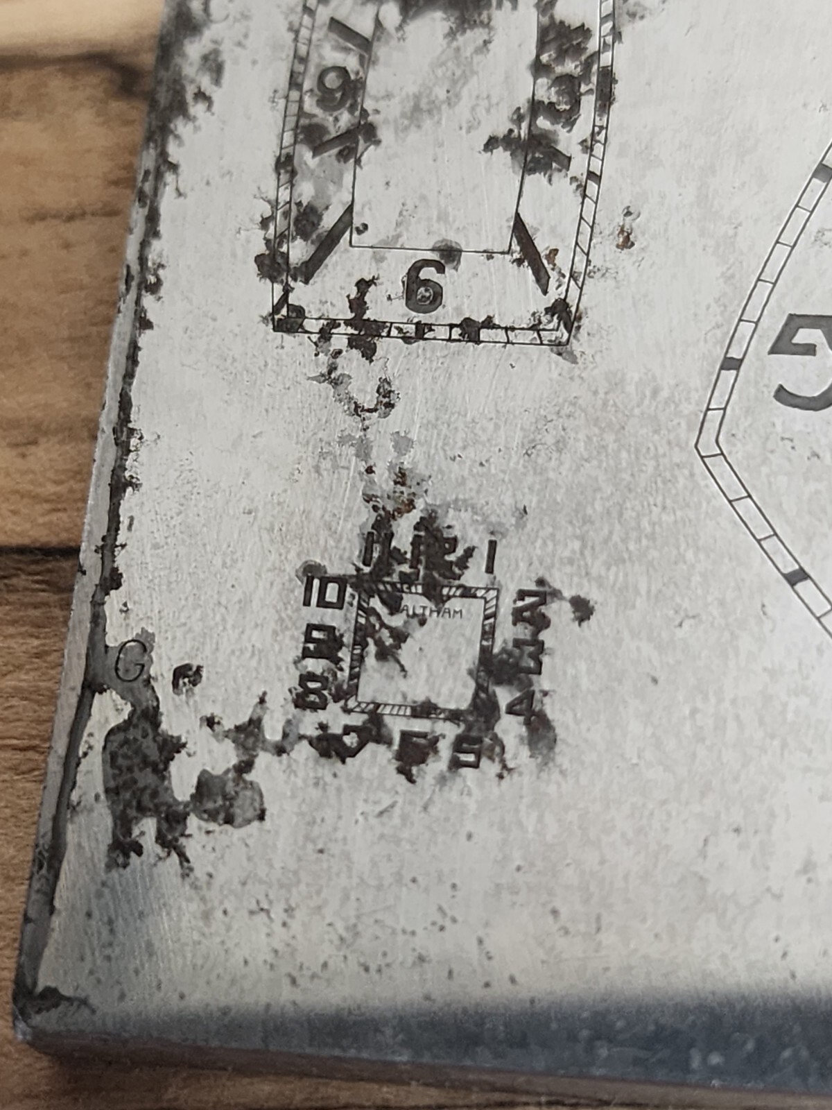 Vintage Multi Dial Printing Plate Benrus Gruen Hamilton Elgin Waltham T989