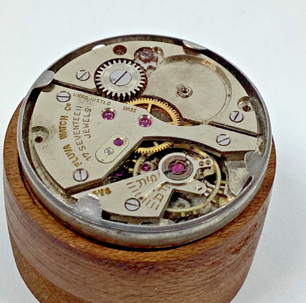 Fluva Geneve Mechanical 17 Jewel FEF380 Good Balance Spare Parts Repair READ