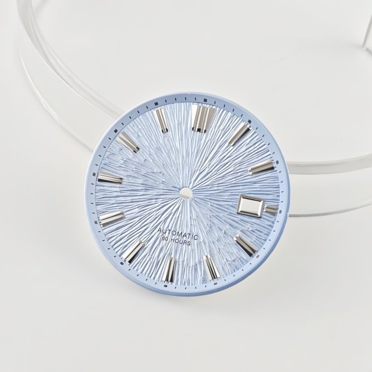 33.5mm Rock Pattern Watch Dial No Luminous for Nh35 Movement
